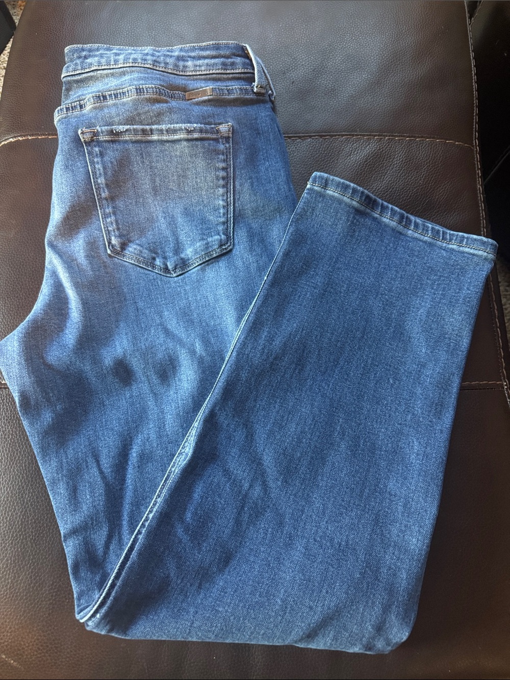 KanCan Women's Straight Blue Denim Jeans